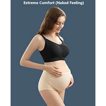 iiloveSIA 3-Pack Seamless Nursing Bras for Full Bust Support – Maternity Breastfeeding Essentials ...