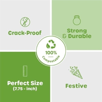 Eco-Friendly Pink & Gold Paper Straws - 200 Pack