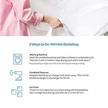 LimoStudio 10' x 20' (W x H) Dark Black Backdrop Background Screen, High Density Premium Grade A+ 200GSM Synthetic Material Fabric, Solid Seamless Black Muslin for Professional Photo Studio, AGG1601