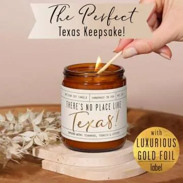 There's No Place Like Texas Candle - 9oz Soy Wax | 50 Hr Burn