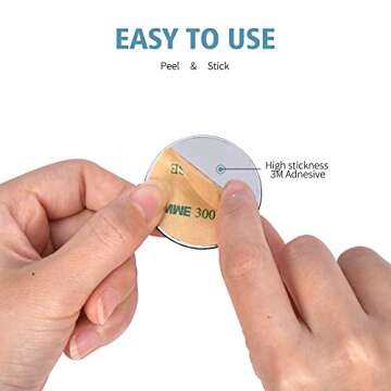 SANITRO Mount Metal Plate for Cell Phone Magnet Holder Magnetic Car Mount with Strong Adhesive Stick...