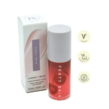 Fenty Skin Cherry Treat Conditioning Lip Oil 0.19 Ounce