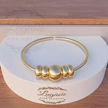 Tiny Beaded Nose Ring - 14k Gold Filled 7mm Diameter Nose Hoop Ring - 24G Nose Piercing Jewelry for Women Hypoallergenic Nose Ring