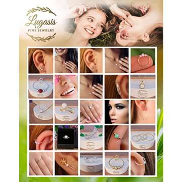 Tiny Beaded Nose Ring - 14k Gold Filled 7mm Diameter Nose Hoop Ring - 24G Nose Piercing Jewelry for Women Hypoallergenic Nose Ring