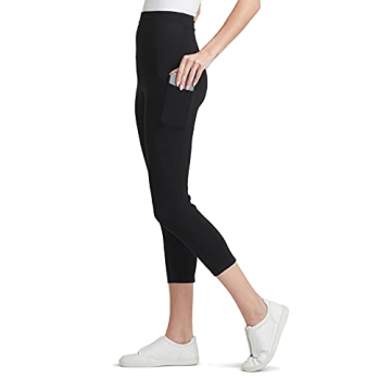 Yummie Women's Gloria Skimmer Cotton Stretch Shapewear Legging, Black, 1X
