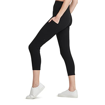 Yummie Women's Gloria Skimmer Cotton Stretch Shapewear Legging, Black, 1X