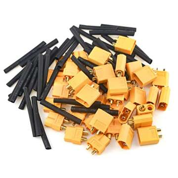 XINGYHENG 20 Pairs Durable Bullet Connectors with Tubing
