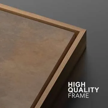 MUDECOR Framed Canvas Print Wall Art Set Rustic Neutral Minimalist Earth Tone Illustrations Modern Art Decorative Bohemian Calm/Zen for Living Room, Bedroom, Office - 24"x36"x2 Natural