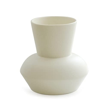 Stylish Wide Mouth Ceramic Flower Vase for Your Home