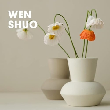 Stylish Wide Mouth Ceramic Flower Vase for Your Home