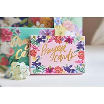 Thimblepress Prayer Cards, 36 Double Sided Prayer & Scripture Cards, Gift Boxed, 4x6 Inch