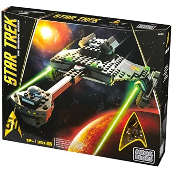 Mega Bloks Star Trek Klingon D7 Cruiser Building Set