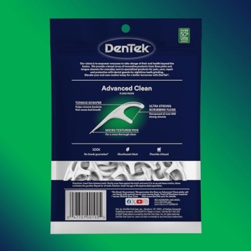 DenTek Triple Clean Floss Picks - No Break & No Shred