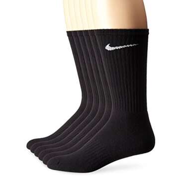NIKE Performance Cushion Crew Socks 6 Pairs Arch Support