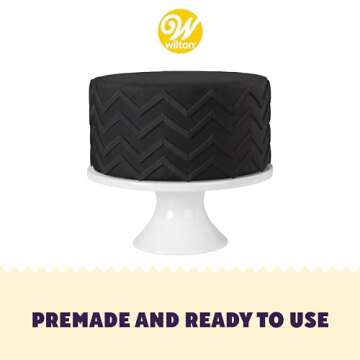 Wilton - 710-2303 Wilton Decorator Preferred Black Fondant, 24 oz. Fondant Icing