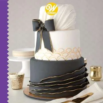 Wilton - 710-2303 Wilton Decorator Preferred Black Fondant, 24 oz. Fondant Icing