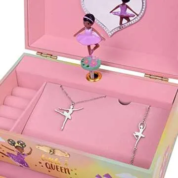 Enchanting Jewelkeeper Ballerina Music Box & Jewelry Set