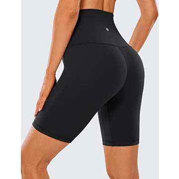 CRZ YOGA Women’s Butterluxe Biker Shorts - Super High Waisted, Luxuriously Soft, 8 Inch Inseam