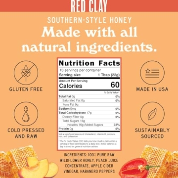 Hot Spicy Peach Honey - Sweet & Heat in Every Drop