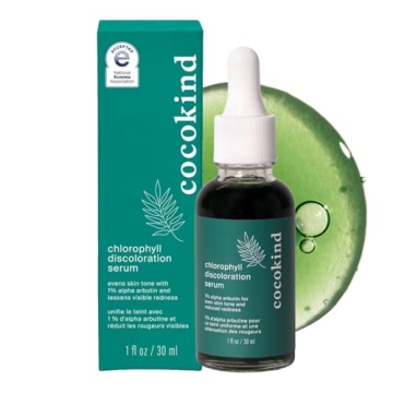 Cocokind Chlorophyll Discoloration Serum, Sensitive Skin Friendly Spot Fading Serum to Target Spots,...