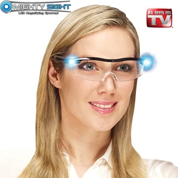 Ontel Mighty Sight LED Magnifying Eyewear for Easy Reading