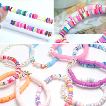 10pc Beaded Bracelets - Trendy Friendship Jewelry