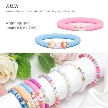 10pc Beaded Bracelets - Trendy Friendship Jewelry