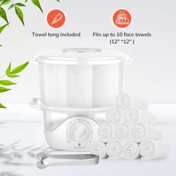 TASALON Mini Hot Towel Warmer for Spa and Home Use