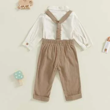 Sasaerucure Baby Boy Long Sleeve Outfit for Fall