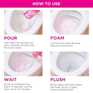Stardrops Pink Stuff Foaming Toilet Cleaner - Powerful & Safe