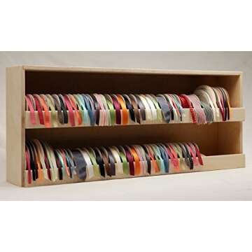 Stamp-n-Storage 33" Ribbon Shelf - Made to Hold Ribbon spools up to 5 inches in Diameter