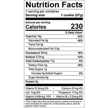 Keto Cookies - Cake Walk, Gluten Free, Low Carb Snack