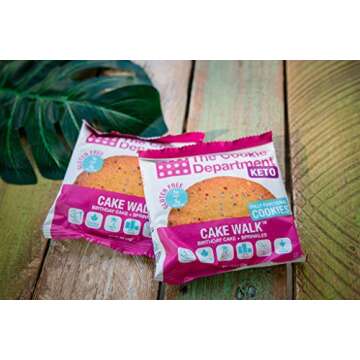 Keto Cookies - Cake Walk, Gluten Free, Low Carb Snack