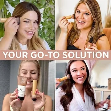 Premium Kabuki Brush for Flawless Self-Tanner Application