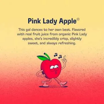 Health-Ade Kombucha Tea Organic Drink, Fermented Tea with Living Probiotics, Detoxifying Acids, Supports Gut Health, Non-GMO, Vegan, Gluten Free, 12 Pack (16 Fl Oz Bottles), Pink Lady Apple