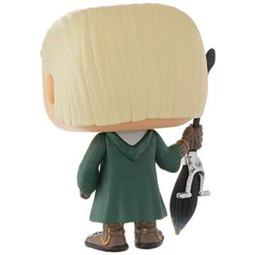 Funko - Harry Potter-Draco Malfoy Quidditch Figurine, Multicoloured, 6881