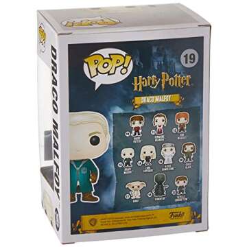 Funko - Harry Potter-Draco Malfoy Quidditch Figurine, Multicoloured, 6881