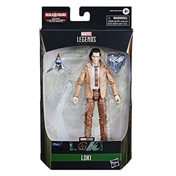 Marvel Legends Series Avengers 6-Inch Action Figure Toy Loki - Premium Design with 4 Build-a-Figure ...