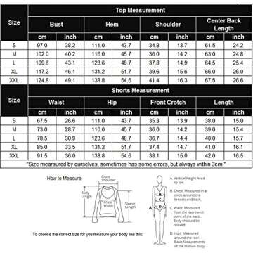 HOTOUCH Womens Summer 2 Piece Outfits Shorts Sets Sleeveless V Neck Crop Tank and High Waisted Track_Suit with Pockets A-Black, Small