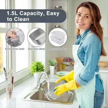 Vabaso Electric Lunch Box Food Heater for Adults on the Go