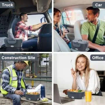 Vabaso Electric Lunch Box Food Heater for Adults on the Go