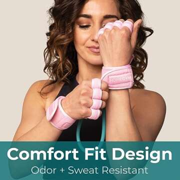 HOME GYM Exercise Gloves with Resistance Band for Workouts