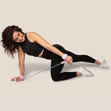 HOME GYM Exercise Gloves with Resistance Band for Workouts