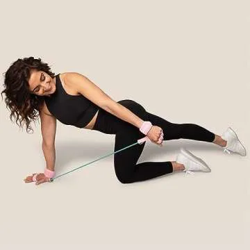 HOME GYM Exercise Gloves with Resistance Band for Workouts