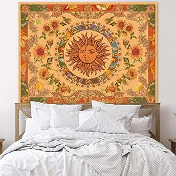 Accnicc Sun and Moon Tapestry for Stylish Home Decor