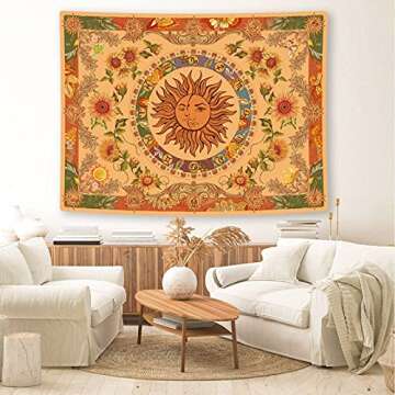 Accnicc Sun and Moon Tapestry for Stylish Home Decor