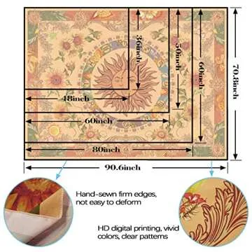Accnicc Sun and Moon Tapestry for Stylish Home Decor