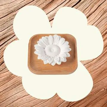 Plant Therapy Passive Sunflower Aromatherapy Diffuser - A Chic and Natural Home, Office, and Travel Essential Oil Diffuser