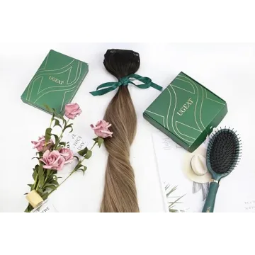 Ugeat Clip In Hair Extensions Real Human Hair 20Inch