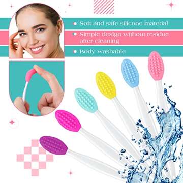 100 Silicone Lip Scrub Brushes for Smooth Lips